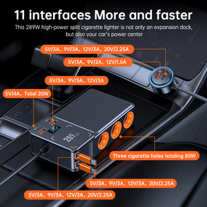 <span class=keywords><strong>ที่จุดบุหรี่ในรถ</strong></span>ยนต์ USB Type C 4 พอร์ต ชาร์จไฟ 12V/24V - Product Image 4