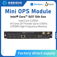 Module OPS PC Intel I7-13650HX DDR4, double affichage DP 4K, WiFi5, Ethernet Gigabit, approvisionnement direct usine, vente en gros