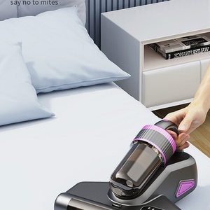 เครื่องกำจัดไรไร้สาย 70 °   เครื่องดูดฝุ่นกำจัดไรฝุ่นแบบมือถือ พร้อมจอแสดงผล LED LCD สำหรับโซฟาและพรม ลดเสียงรบกวนจากแสงยูวีอย่างต่อเนื่อง - Product Image 5