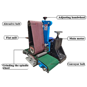 Heißer Verkauf: Jinzhu 150mm Doppelstationen-Entgratungs- und Rostentfernungs-Drahtziehmaschine mit Schleifband für Metallpolitur - Product Image 6
