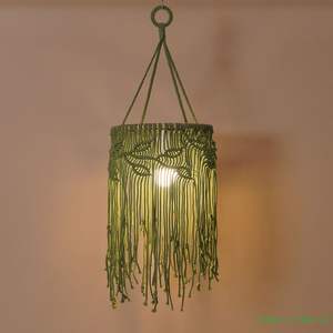 Vente chaude : Suspension bohème respirante avec abat-jour en feuille tissée à la main pour la décoration intérieure et les gîtes - Product Image 4