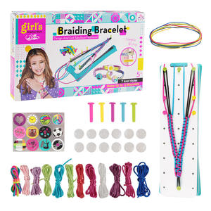 Bracelet d'<span class=keywords><strong>amitié</strong></span> faisant le kit pour filles bricolage corde tressée enfants Bracelet bricolage enfants voyage activité ensemble - Product Image 5