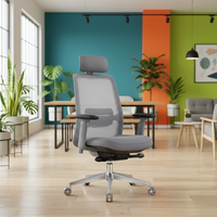Chaises de bureau ergonomiques modernes à dossier haut en maille pivotantes, nouvellement conçues pour l'atelier et l'hôpital