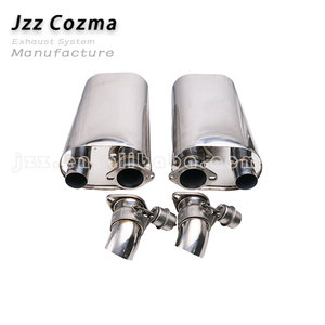 Ô tô hình bầu dục xả <span class=keywords><strong>Muffler</strong></span> với van cutout thép không gỉ silencer 11 "* 7" cơ thể kép thoát khỏi phổ valved mufflers - Product Image 2