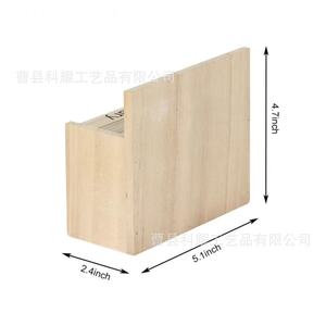 เครื่องประดับปฏิทินไม้ 5.1x2.4x4.7 นิ้ว ของตกแต่งโต๊ะสไตล์มินิมอลสำหรับการจัดการเวลา - Product Image 1