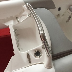 CE certificata costola barca piccolo Yacht Yacht da pesca con motore fuoribordo scafo rigido in vetroresina gommone per la vendita - Product Image 3