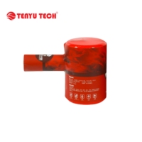 Extincteur aérosol lanceur TENYU TY-105T rouge en acier inoxydable pour l'extinction d'incendies à l'eau, à la mousse et à la poudre sèche