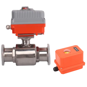 Ansi JIS 220V mini động cơ chủ đề thể hiện lô hàng bóng van nước thép không gỉ Mini Điện thể hiện lô hàng bóng van - Product Image 1