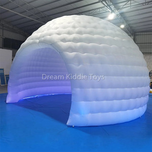 Tente de fête portable gonflable en forme de cube pour discothèque, cabine photo 360°, toile de fond, éclairage LED, chapiteau de discothèque gonflable - Product Image 6