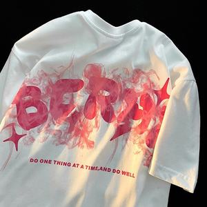 <strong>China</strong> Oversized Vintage Oem Boxy t Shirt Cotton Men Heavyweight Cropped Streetwear <strong>Custom</strong> Your logo Summer T-shirt for Men - Product Image 2