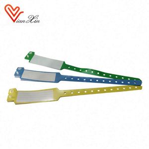 Eco-friendly PVC Soft Hospital <b>Bracelet</b> Vinyl Wristband Made in China Sport and Fashion Plastic Material - Product Image 2