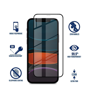 Guangdong การผลิต Full HD 9H กันน้ำป้องกันรอย<span class=keywords><strong>ขีด</strong></span>ข่วนแบบเต็มกาวกระจกนิรภัยกระจกนิรภัยสำหรับ iPhone 12 Pro Max - Product Image 3
