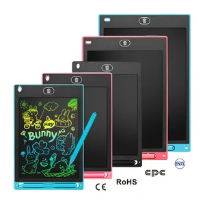 Multicolor Screen Erasable Lcd Writing Tablet Protect Eyes 8.5 10 12 Inch