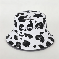 Chapeau Bob Réversible Personnalisé en Gros, Chapeau de Pêcheur Unisexe Tendance avec Impression en Relief pour Usage Quotidien et Professionnel