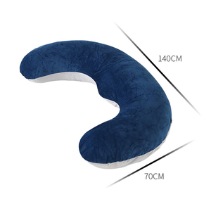 Oreiller de grossesse intégral pour <span class=keywords><strong>dormir</strong></span> sur le côté <span class=keywords><strong>avec</strong></span> housse amovible, soutien maternité pour le ventre, les hanches et les jambes, fournisseur OEM ODM - Product Image 3