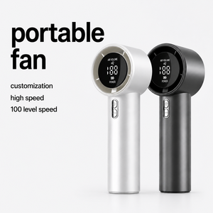 Goal พัดลมเทอร์โบลมความเร็วลมแบบชาร์จไฟได้ USB พัดลมระบายความร้อนแบบพกพาขนาดเล็กสำหรับสวมใส่ด้วยมือ - Product Image 1