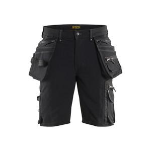 BLAKLADER - 198816449900C54 pantalones cortos Craftsman elásticos en 4 direcciones X1900 Black - EAN 7330509687833 PANTALONES DE TRABAJO PANTALONES CORTOS DE TRABAJO - Product Image 1