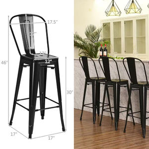 <span class=keywords><strong>Chaise</strong></span> de salle à manger moderne en <span class=keywords><strong>acier</strong></span> <span class=keywords><strong>Tolix</strong></span> Vente en gros pas cher Tabouret de bar industriel en fer noir pour café et restaurant <span class=keywords><strong>Chaise</strong></span> en métal <span class=keywords><strong>Tolix</strong></span> - Product Image 6