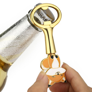 Abridor de Botellas de Aleación de Zinc con Diseño de Conejo, Cachorro y Zorro, Recuerdo de Boda, Regalo, Artículo Novedoso - Product Image 2