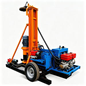 Plateforme de forage de puits d'eau légère et transportable de 150 m pour les déplacements d'ingénierie <span class=keywords><strong>inter</strong></span>-régionales - Product Image 6