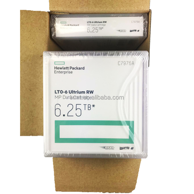 Original Brand New LTO-6 Ultrium 6.25TB RW Data Tape (C7976A)-Made in China in Stock