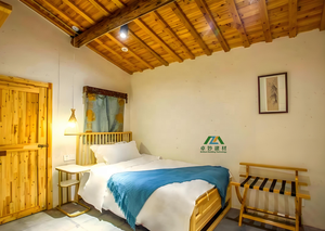 Maisons préfabriquées en <span class=keywords><strong>bois</strong></span> durables, écologiques, imperméables et modernes, très demandées pour les hôtels, les villas et les gîtes - Product Image 6