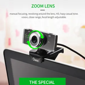 Webcam com alta resolução para motoristas, 2.0 usb, pc, 480 p con, tampa pastel, webcam, sem foco em bluetooth