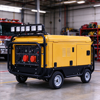 Générateur diesel silencieux OEM personnalisé de 5 kW, unité d'alimentation portable d'urgence