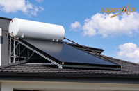Chauffe-eau solaire à plaques plates pressurisées Super Solar FPTS-200 avec revêtement émaillé