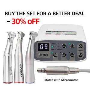 Pieza de mano dental 1:5 <span class=keywords><strong>Contra</strong></span>ángulo Aumento Pieza de mano de alta velocidad Taladro de dientes de baja velocidad - Product Image 6