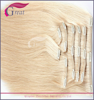 Extensions de cheveux humains brésiliens Remy, ondulations profondes/double ondulation, double trame machine, à clipser adhésives, pointes doublement tirées