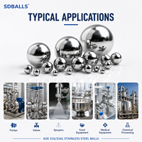 Billes en acier inoxydable 316L de 1,5 mm, 2 mm, 2,381 mm pour la transformation des aliments et des boissons, billes sanitaires SS316L de qualité supérieure, solides et polies avec précision