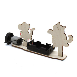 Kit de Ciencia DIY de Madera para Construir un Juguete Educativo Manual de Gato y Ratón para Niños de 7-9 Años, Proyecto de Aprendizaje STEAM - Product Image 3