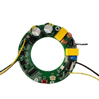 Robinet de lavabo automatique sans contact avec circuit de capteur PCB & PCBA, temps de réponse de 0,25 s, portée de détection réglable de 28 cm