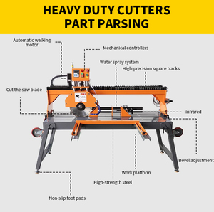 High Precision Automatic Multifunctional 45-Degree Hydraulic Stone Cutting <strong>Machine</strong> 4.5kW Motor for Marble Edge Grinding <strong>Grooving</strong> - Product Image 5