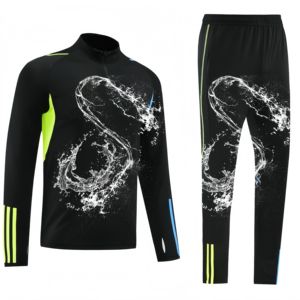 Seragam Latihan Sepak Bola Kustom Grosir, Baju Olahraga Sepak Bola Lengan Panjang Berkualitas Tinggi 100% Polyester, Bernapas, Kerah Kru, Untuk Semua Tim - Product Image 1