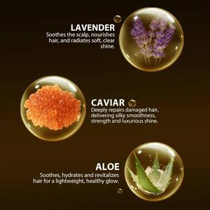 Masque capillaire Greenlem au caviar pour cheveux abîmés, réparation anti-casse et nutrition intense - 500 ml, traitement de luxe, marque privée - Product Image 3
