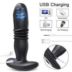Prostata-Massage gerät Anal Vibrator mit APP 3 Schub-und 10 Vibrations modi Vibrierender Butt Plug Penis Ring 10 Modi Anal Sexspielzeug - Product Image 3