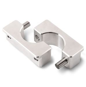 แคลมป์หลอดสเตนชั่งอลูมิเนียม37มม. สำหรับ<span class=keywords><strong>งาน</strong></span>บริการเครื่องจักร CNC 6061ตามสั่ง - Product Image 3