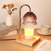 Premium Elegante Trendige Geprägte Glas-Duftlampe mit Dimmer und Timer, Rauchfreie Duftwärmer-Dekorationslampe für Schlafzimmer