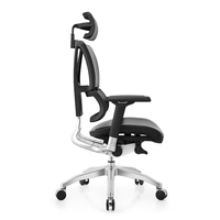 Chaise de bureau exécutive en cuir ergonomique confortable de haute qualité, chaise de patron senior, ensemble bureau et chaise