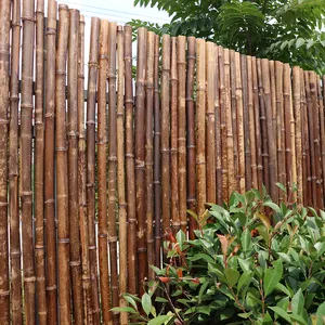 Impermeável eco amigável bambu natural fazenda cerca partido bambu jardim cerca pólo