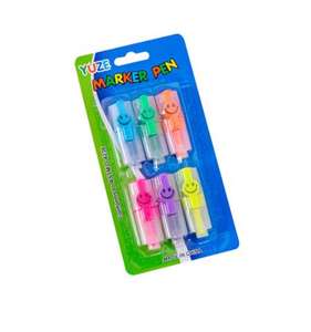 Cartoon School Kids Gift Cute Highlighter <b>Pens</b> Set 6 Color Mini Highlighter <b>Marker</b> <b>Pen</b> Student Taking Notes <b>Marker</b> <b>Pen</b> - Product Image 6