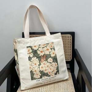 Bolsos de Hombro de Lona Personalizables al por Mayor, Ecológicos y Portátiles para Mujer, para Compras y Uso Diario - Product Image 2