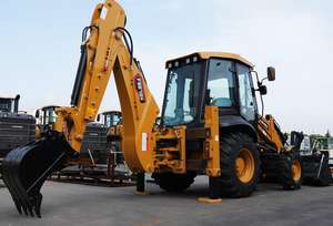 LOVOL pembaca roda 4x4, muatan depan 8 Ton Backhoe <span class=keywords><strong>Loader</strong></span> Retroescavadeira dengan sertifikasi CE - Product Image 3