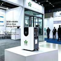 Générateur d'énergie solaire portable 2000W 2000Wh LiFePO4, avec MPPT intégré pour les chantiers extérieurs et les caravanes de tourisme