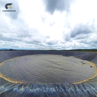Geomembrana Industrial Resistente a los Rayos UV de HDPE/EPDM/LDPE/LLDPE, Membrana Impermeable para Estanques, Presas y Tratamiento de Aguas Residuales, Espesor de 0.2-3.0 mm