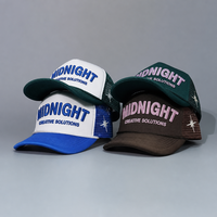 Casquette Trucker en Mousse à 6 Panneaux, Profil Moyen, Dos en Maille Structurée – Meilleur Prix de Gros