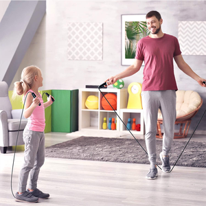 2025 Ventas mensuales <span class=keywords><strong>de</strong></span> más <span class=keywords><strong>de</strong></span> 10.000 Venta caliente Fitness Jump Rope PVC Steel Wire Velocidad ajustable Saltar la <span class=keywords><strong>cuerda</strong></span> - Product Image 5