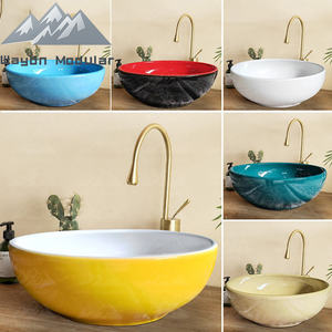 Lavabo en porcelaine au design brillant et élégant de Wayon adapté aux espaces modernes Évier en céramique précis - Product Image 5